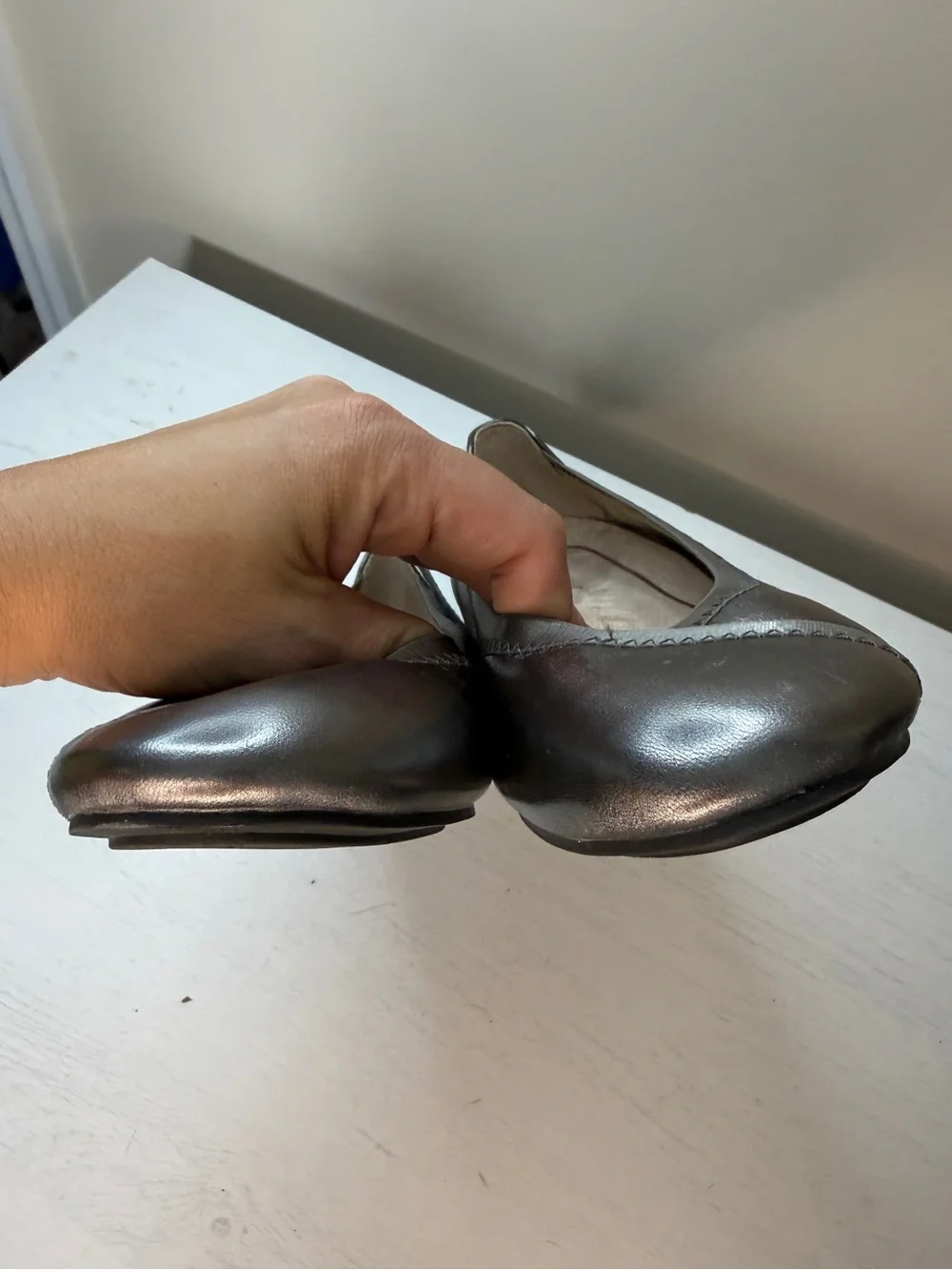 Vionic Spark Caroll Classic Ballet Flat Metallic Women’s Shoes Size 7